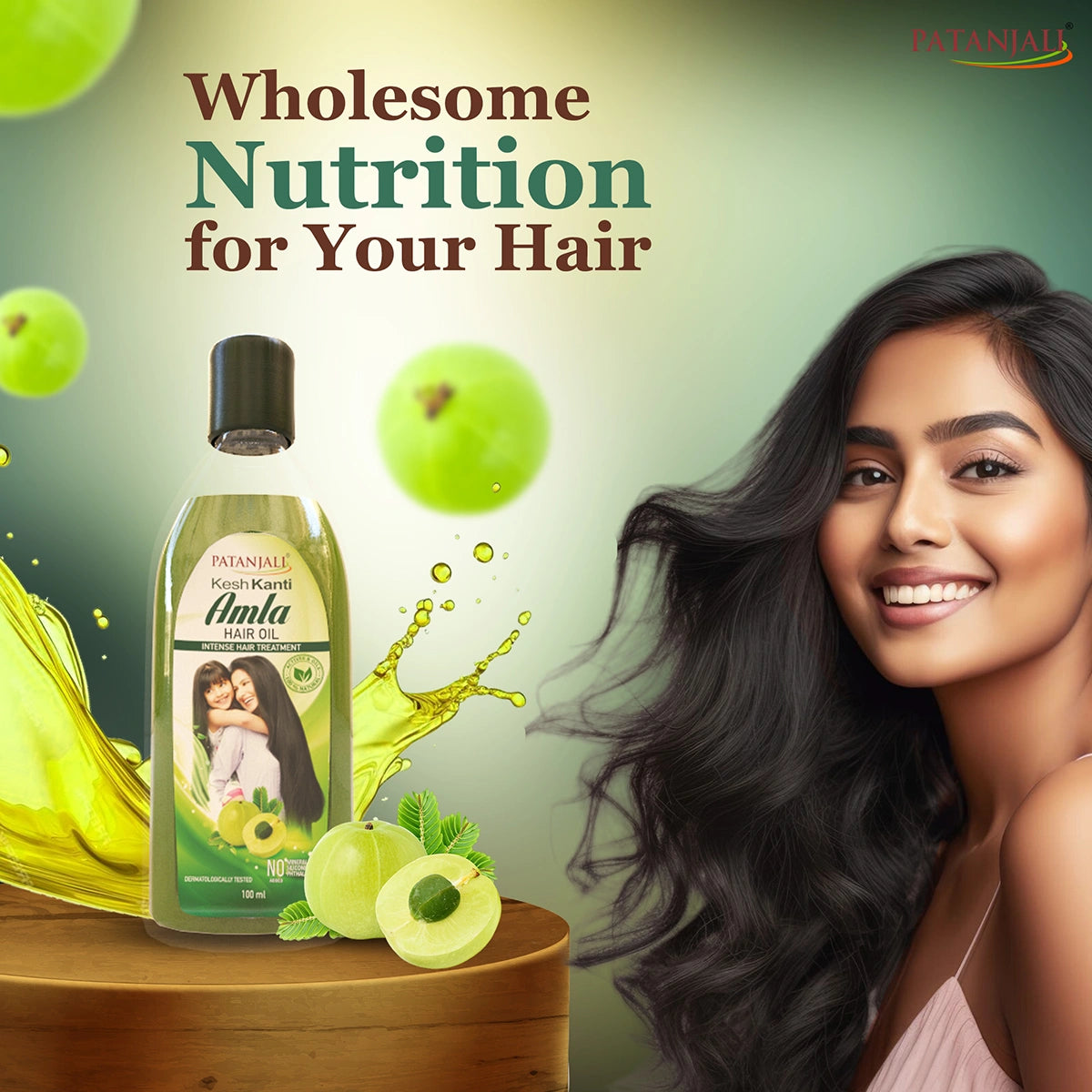 Patanjali Herbal Kesh Kanti Amla Hair Oil 100ml