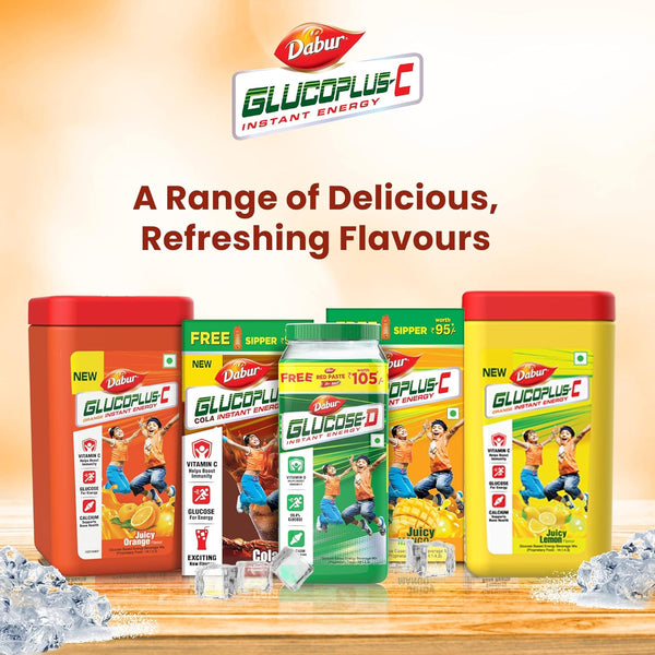 New Dabur Glucoplus C Orange Jar SL