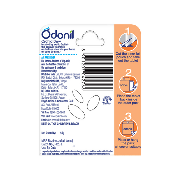 Odonil Air Freshener Blocks Orchid Dew