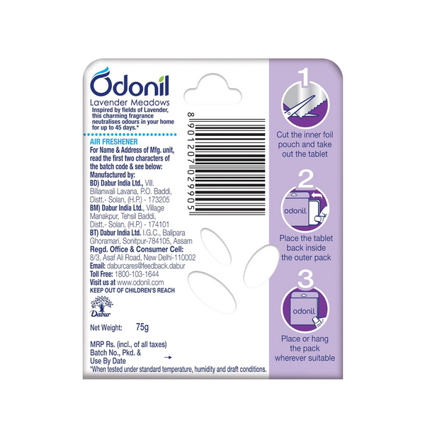 Odonil Air Freshener Blocks Lavender Meadows