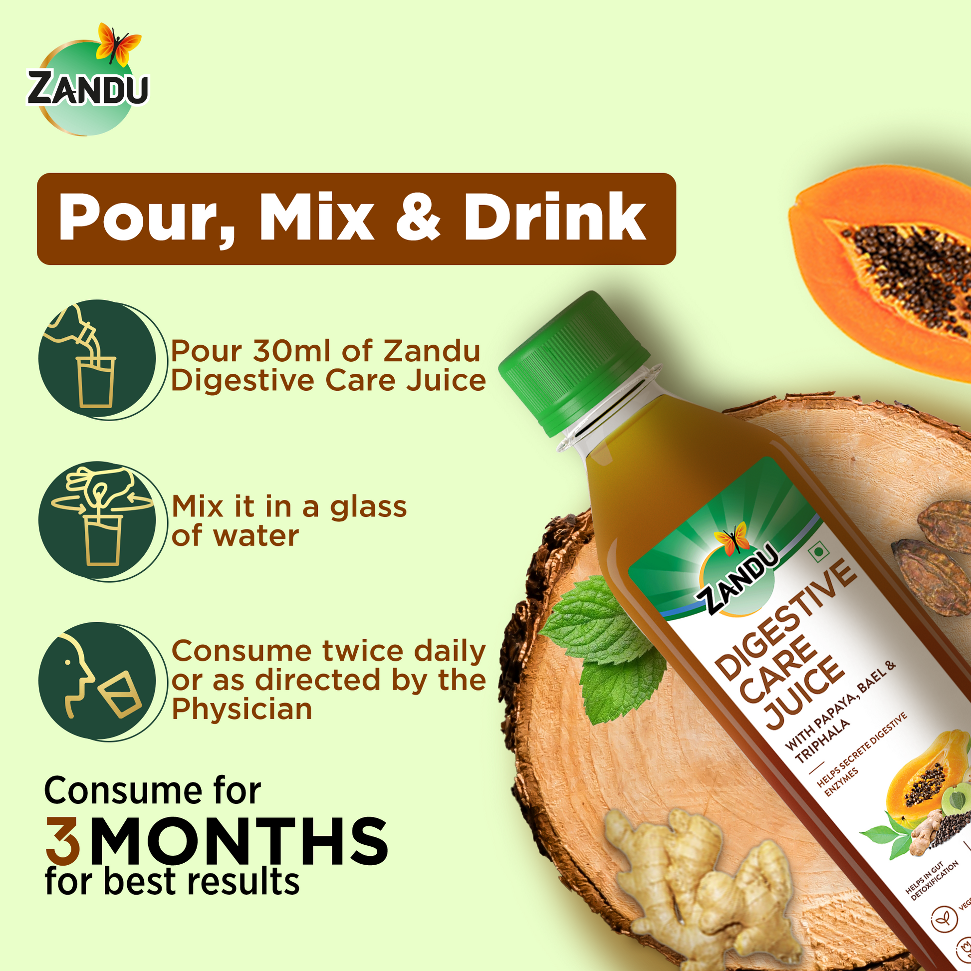 Zandu Digestive Care Juice