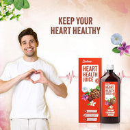 Dabur Heart Health Juice | Eneriched with 10+ Ayurvedic Herbs | No Artificial Colors, Flavours & Added Sugars 1L