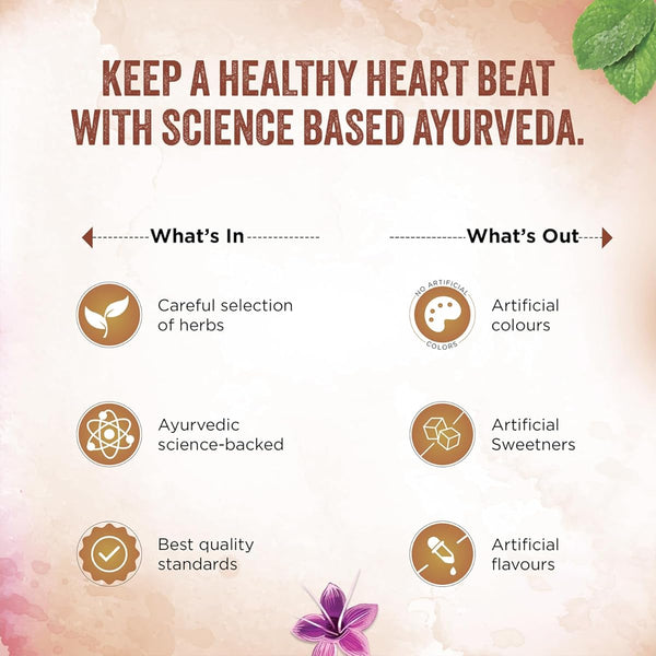 Dabur Heart Health Juice | Eneriched with 10+ Ayurvedic Herbs | No Artificial Colors, Flavours & Added Sugars 1L