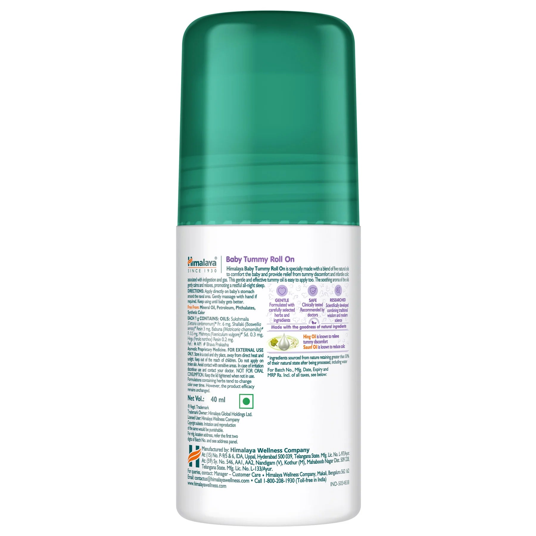 Baby Tummy Roll On 40ml