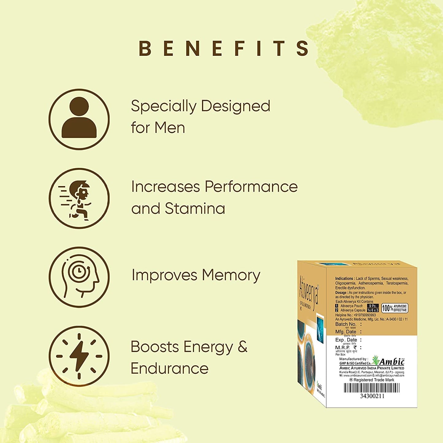 Ativeerya Men Infertility Care Kit