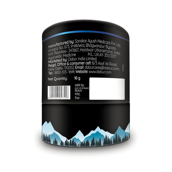 Dabur Himalayan Shilajit Resin | Boosts Muscle Growth & Stamina | Grade A shilajit