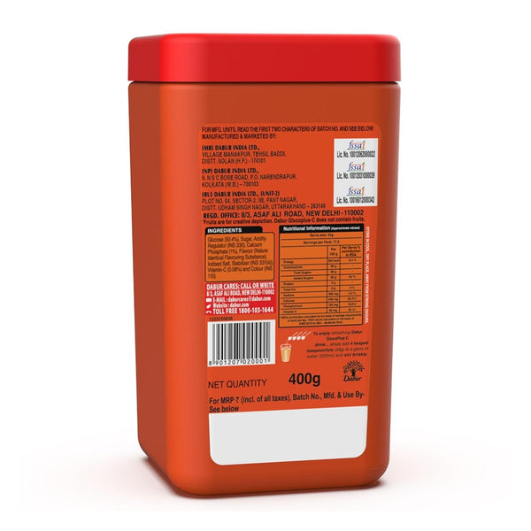 New Dabur Glucoplus C Orange Jar SL