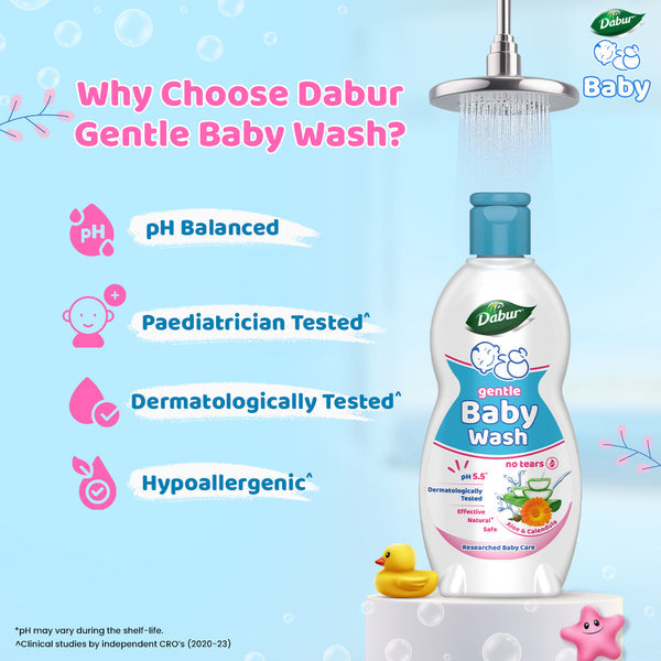 Dabur Gentle Baby Wash 500ml