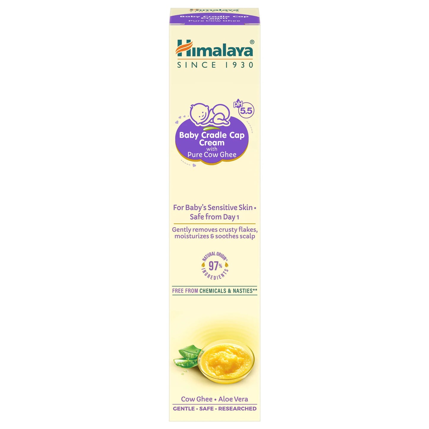 Himalaya Baby Cradle Cap Cream with Pure Cow Ghee 30ml