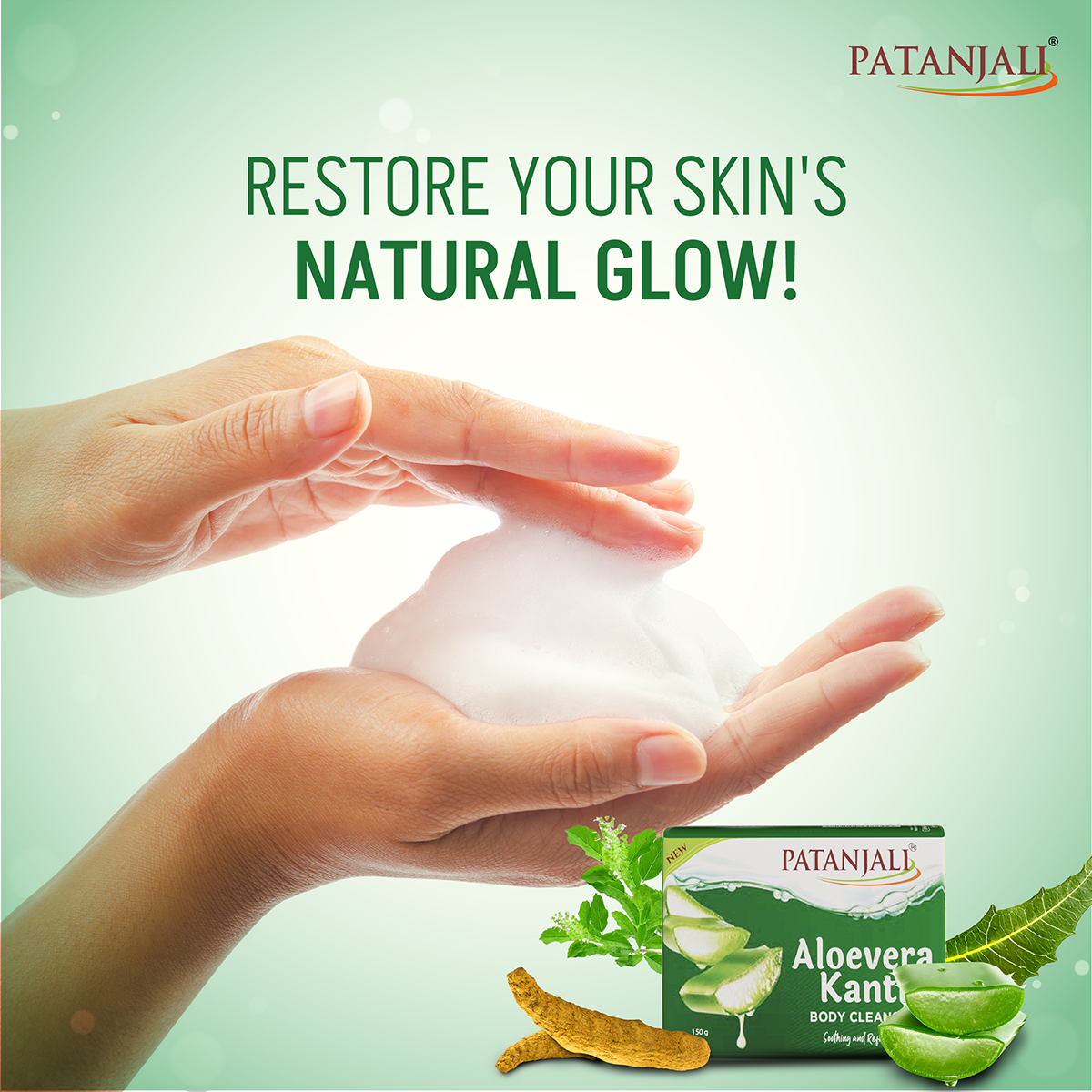 Aloevera Kanti Body Cleanser 150g X 4