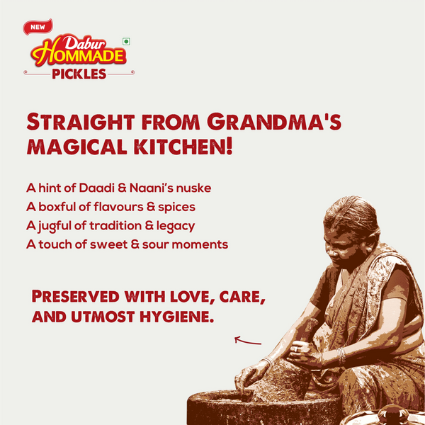 Dabur Hommade Green Chilli Pickle 400g (Pack Of 2)