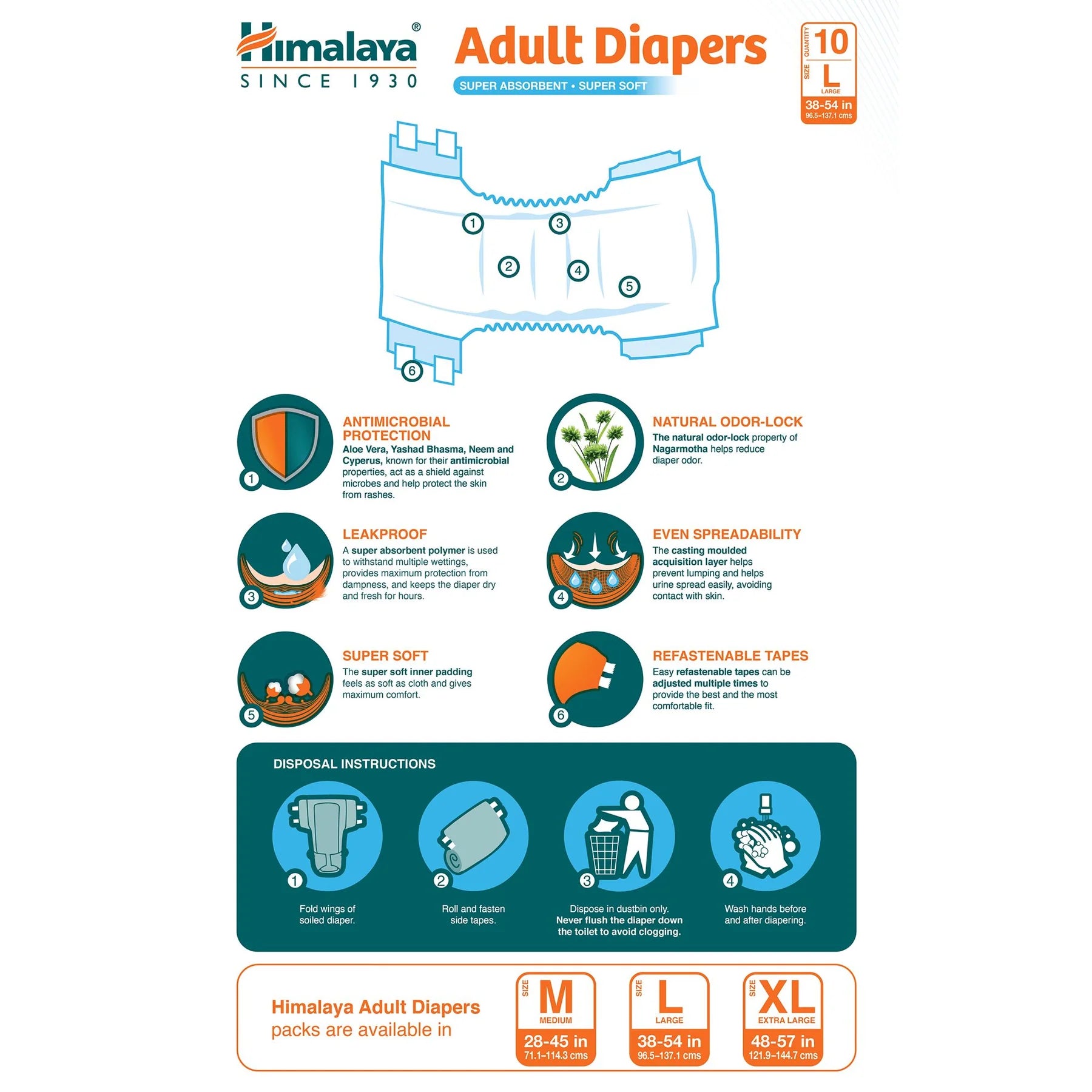 Himalaya Adult Diapers