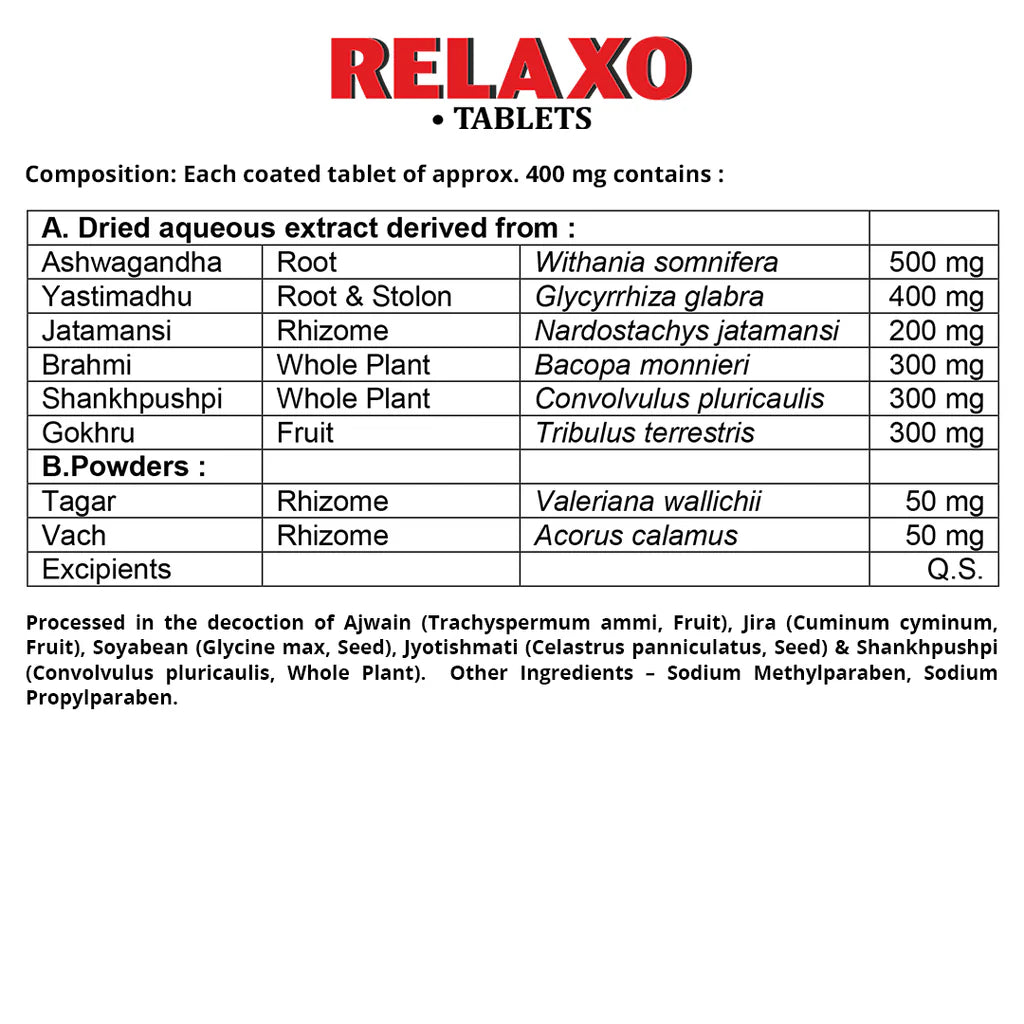 AIMIL Relaxo Tablets (100 Tablets)