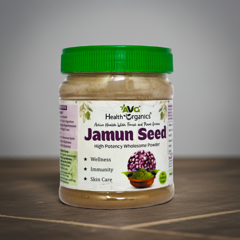 AVG Jamun Seed Powder 100g – Pure Herbal Supplement