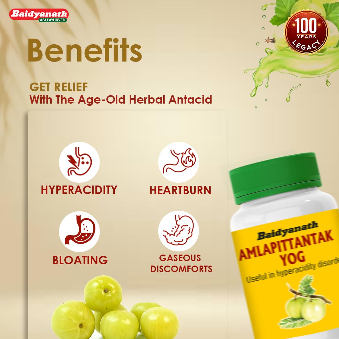 Baidyanath Amlapittantak Yog 100 Tablets