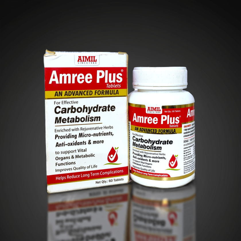 Aimil Amree Plus 60 Tablets – With Ayurvedic Ingredients for Daily Nutritional Support