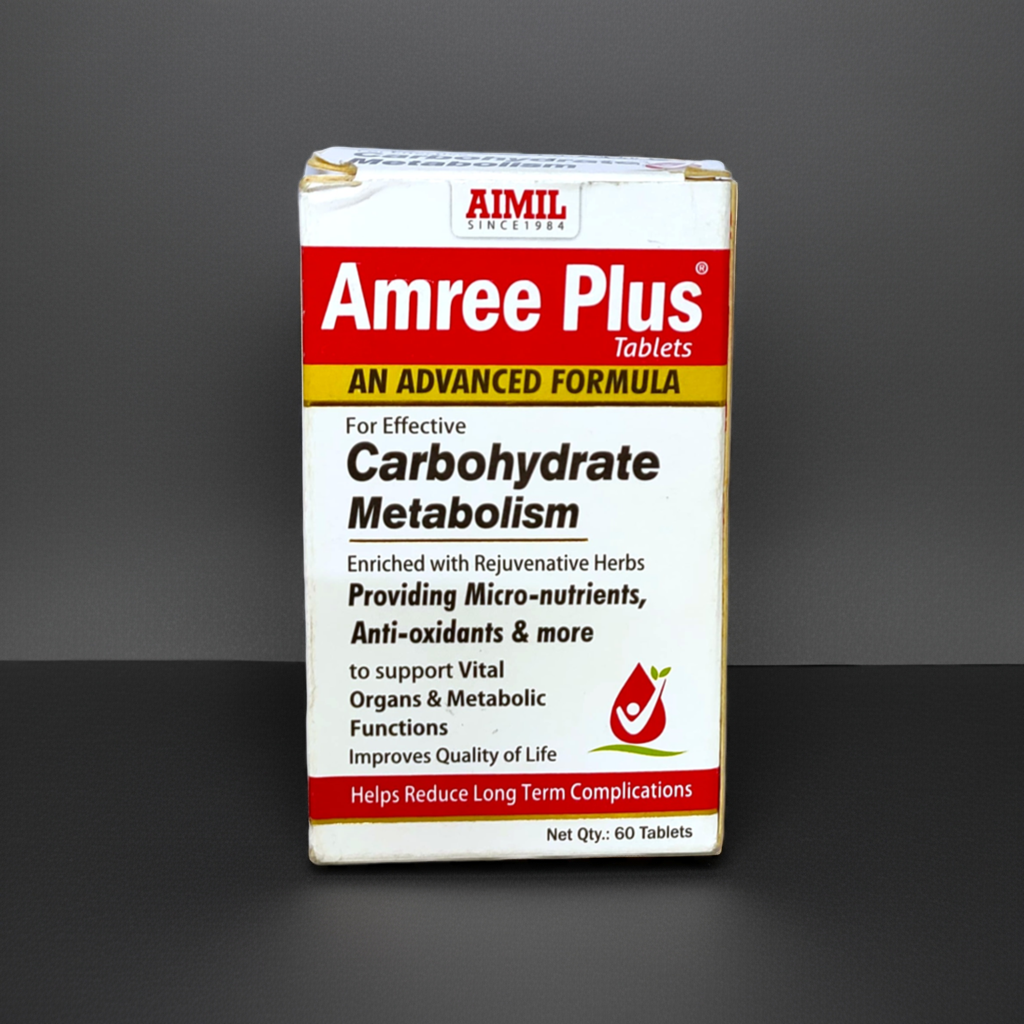 Aimil Amree Plus 60 Tablets – With Ayurvedic Ingredients for Daily Nutritional Support