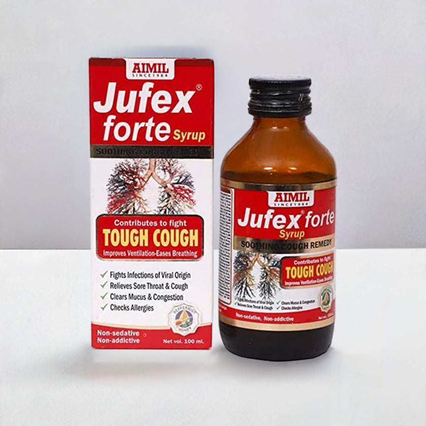 Aimil Jufex Forte Syrup 100ml – Herbal Blend with Natural Ingredients
