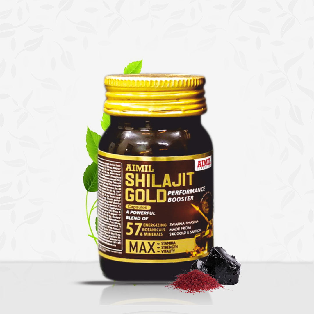 Aimil Shilajit Gold Performance Booster 20 Capsules