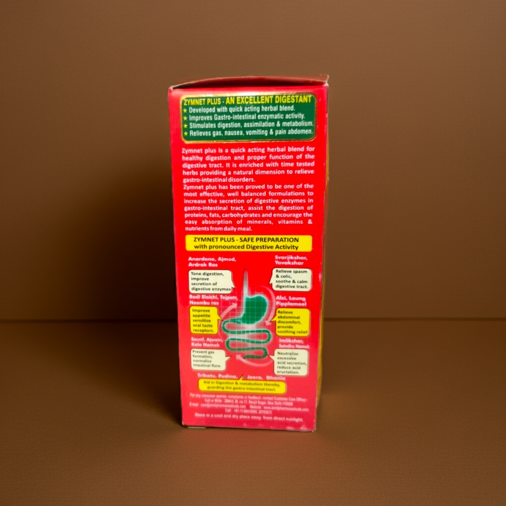 Aimil Zymnet Plus Syrup 200ml-herbal syrup