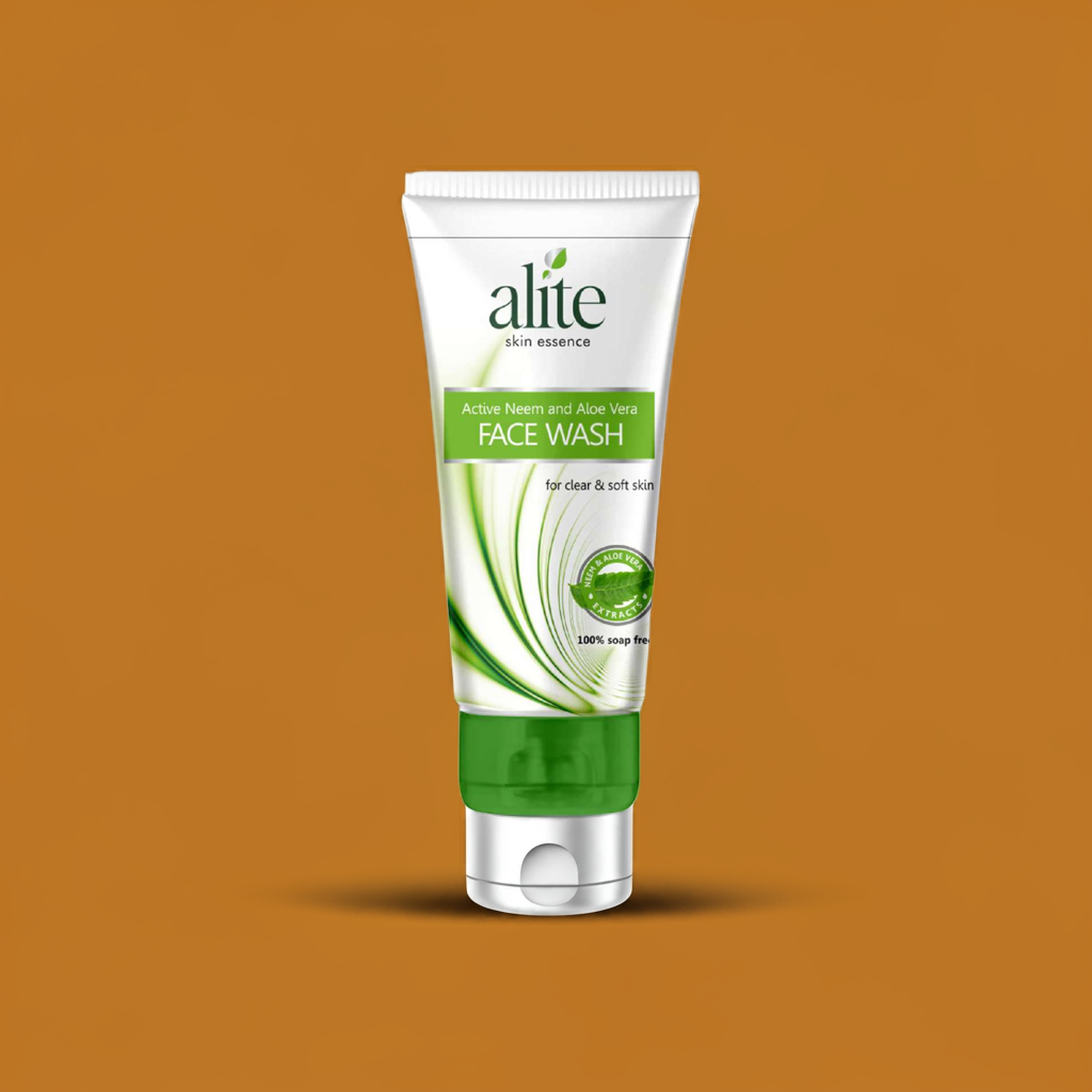 Alite Active Neem and Aloe Vera Face Wash 70g (Pack Of 2) – Soap-Free Daily Cleanser