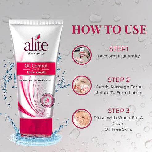 Alite Oil Control Gentle Face Wash 70g (Pack Of 2) – Soap-Free Daily Cleanser for Fresh Skin