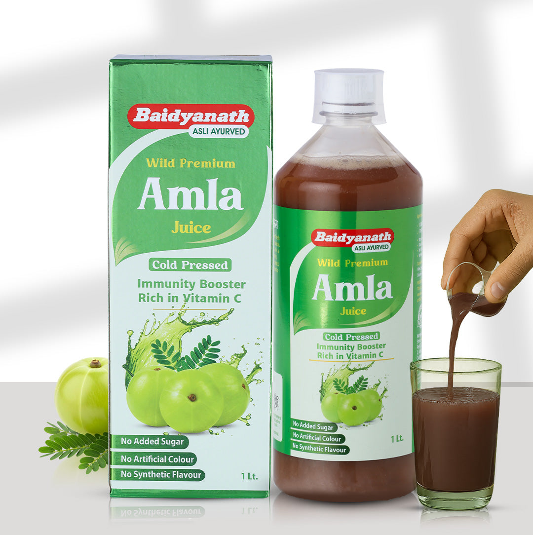 Amla Juice with Vitamin-C and Antioxidants
