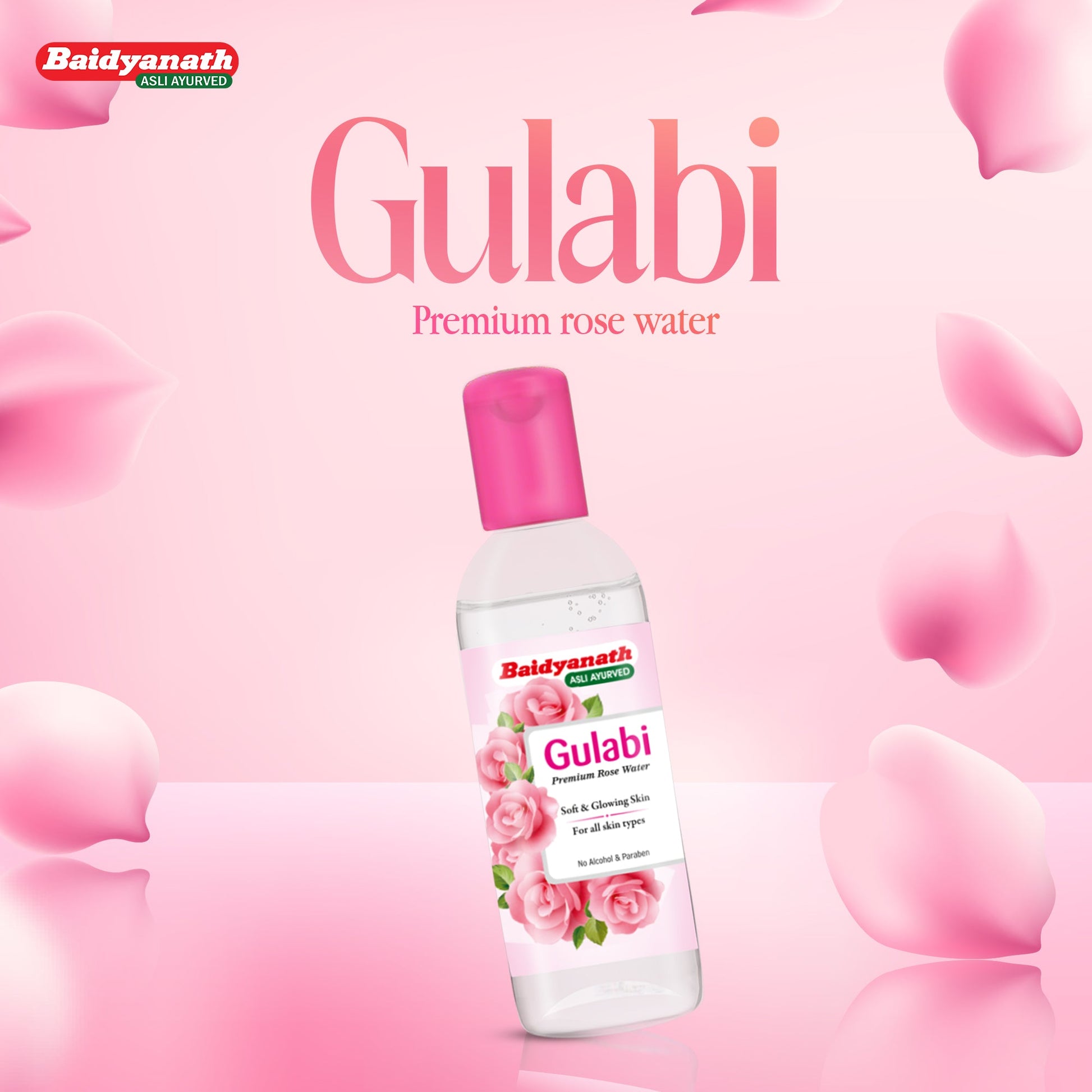 Baidyanath Gulabi Rose Water 200ml