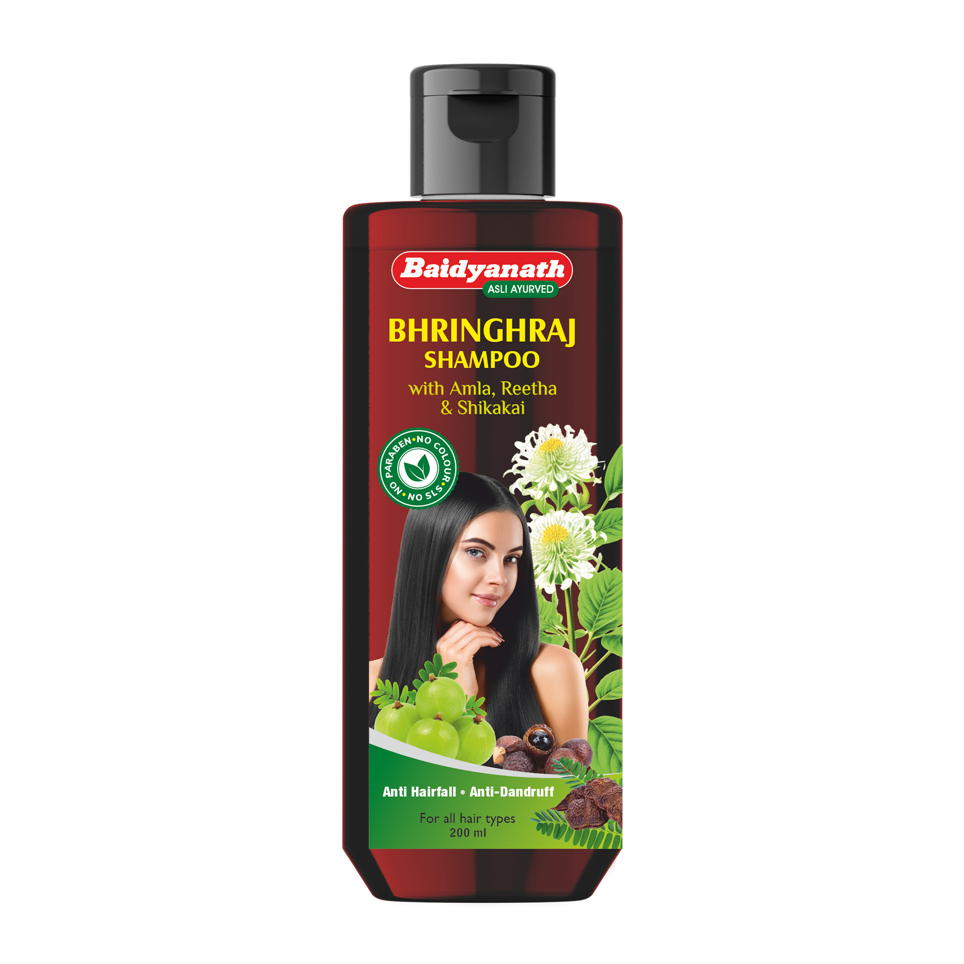 Baidyanath Bhringraj Shampoo For Stronger & Shiny Hair 200ml