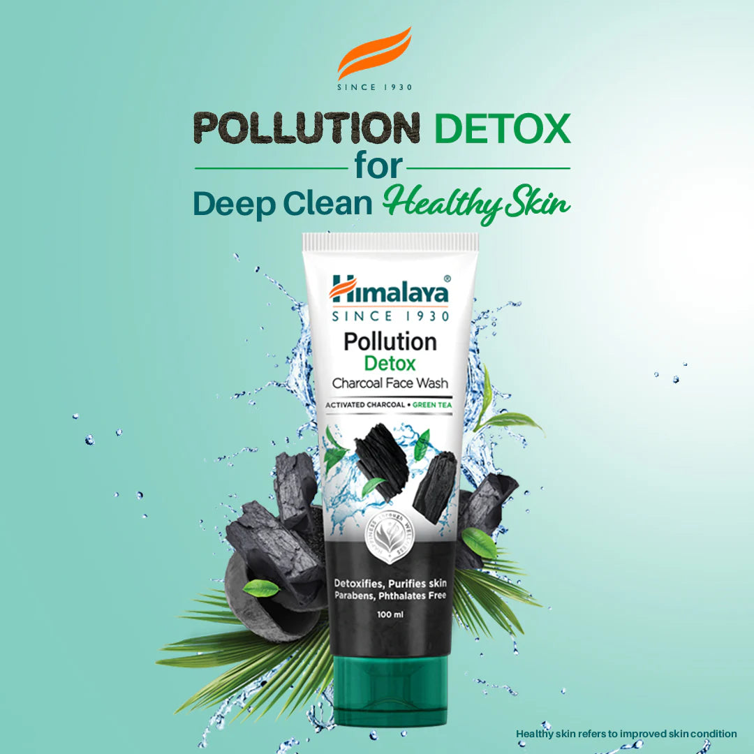 Himalaya Pollution Detox Charcoal Face Wash 50ml