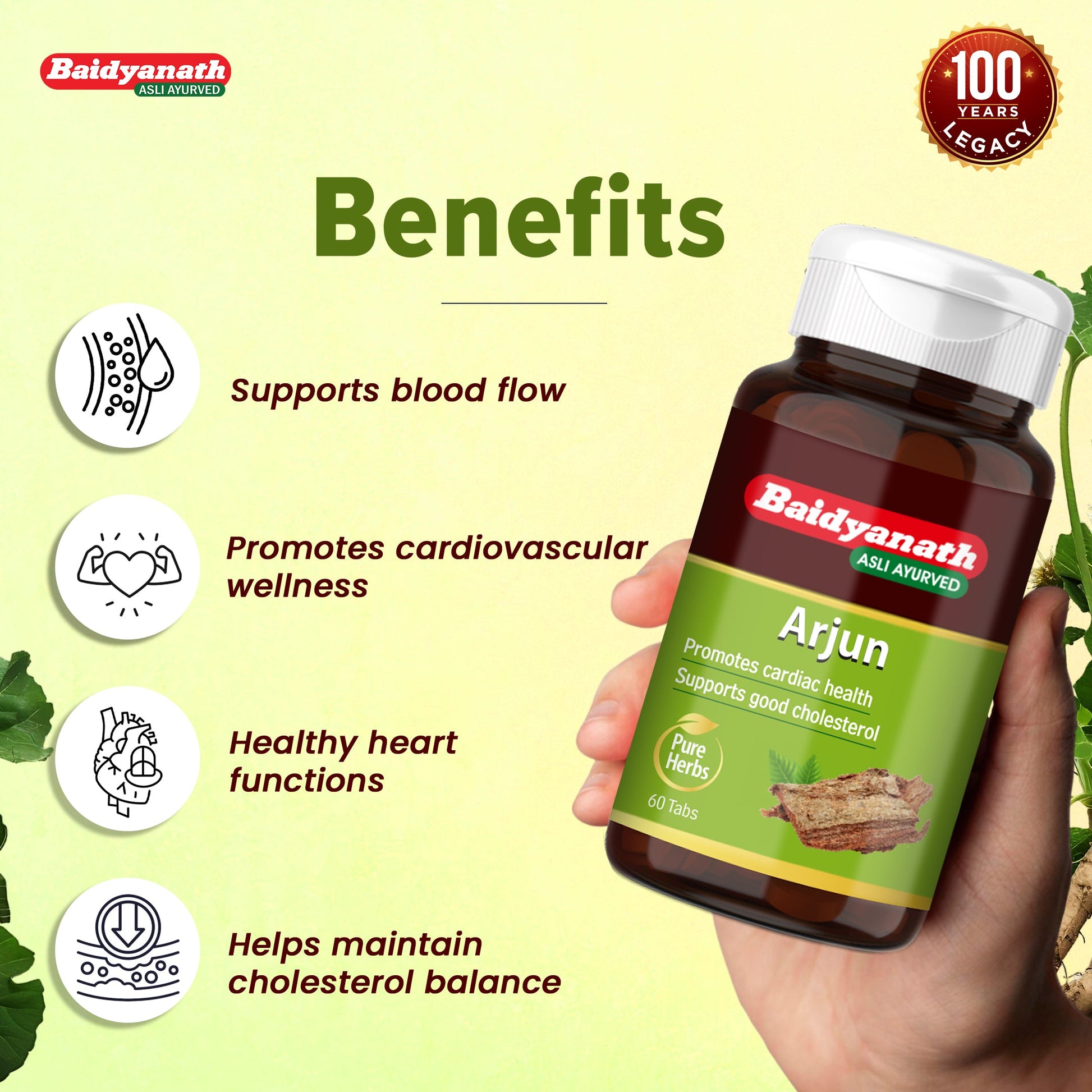 Baidyanath Arjun 60 Tablet