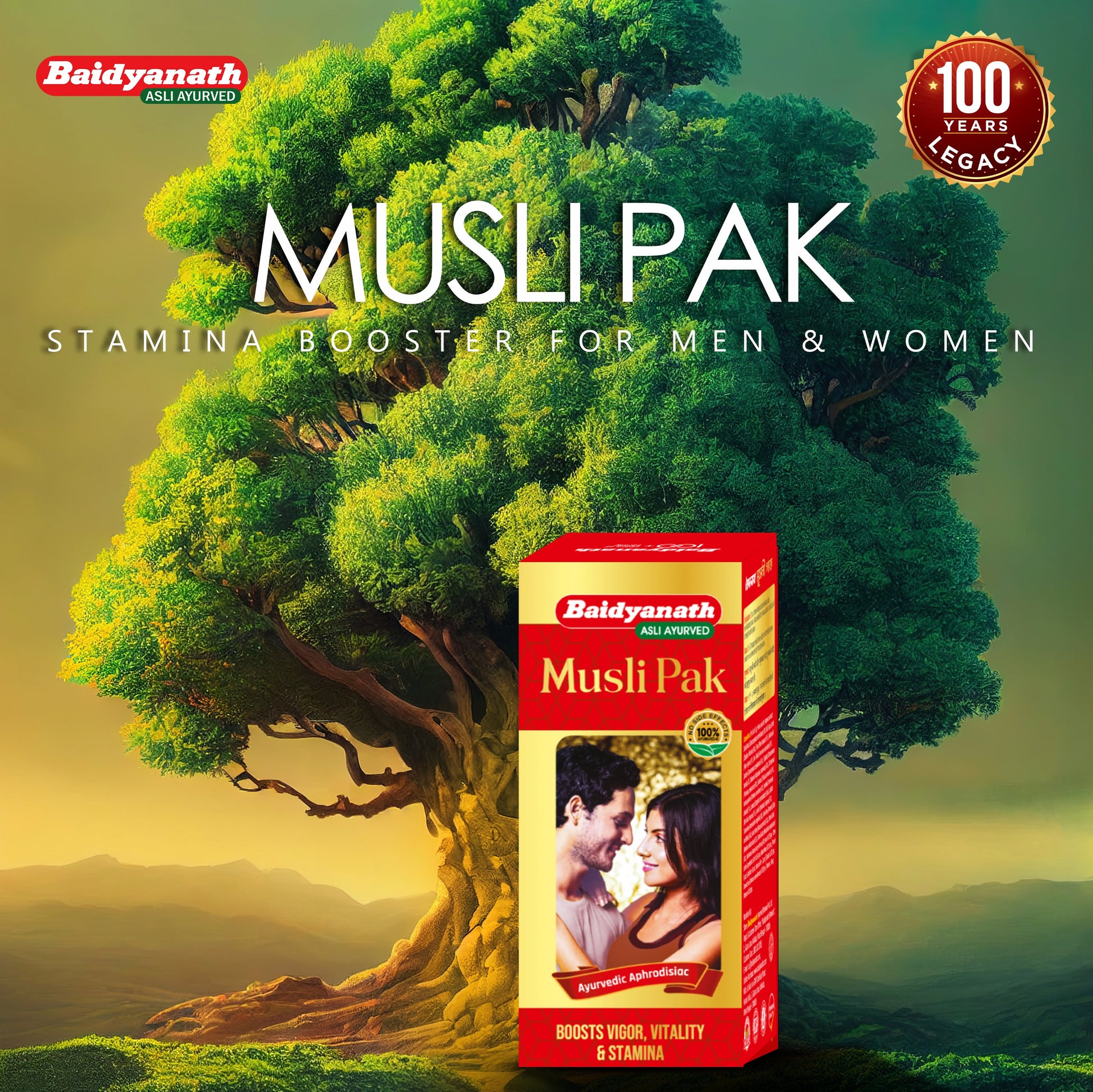 Musli Pak- A Potent Revitalizer By Baidyanath