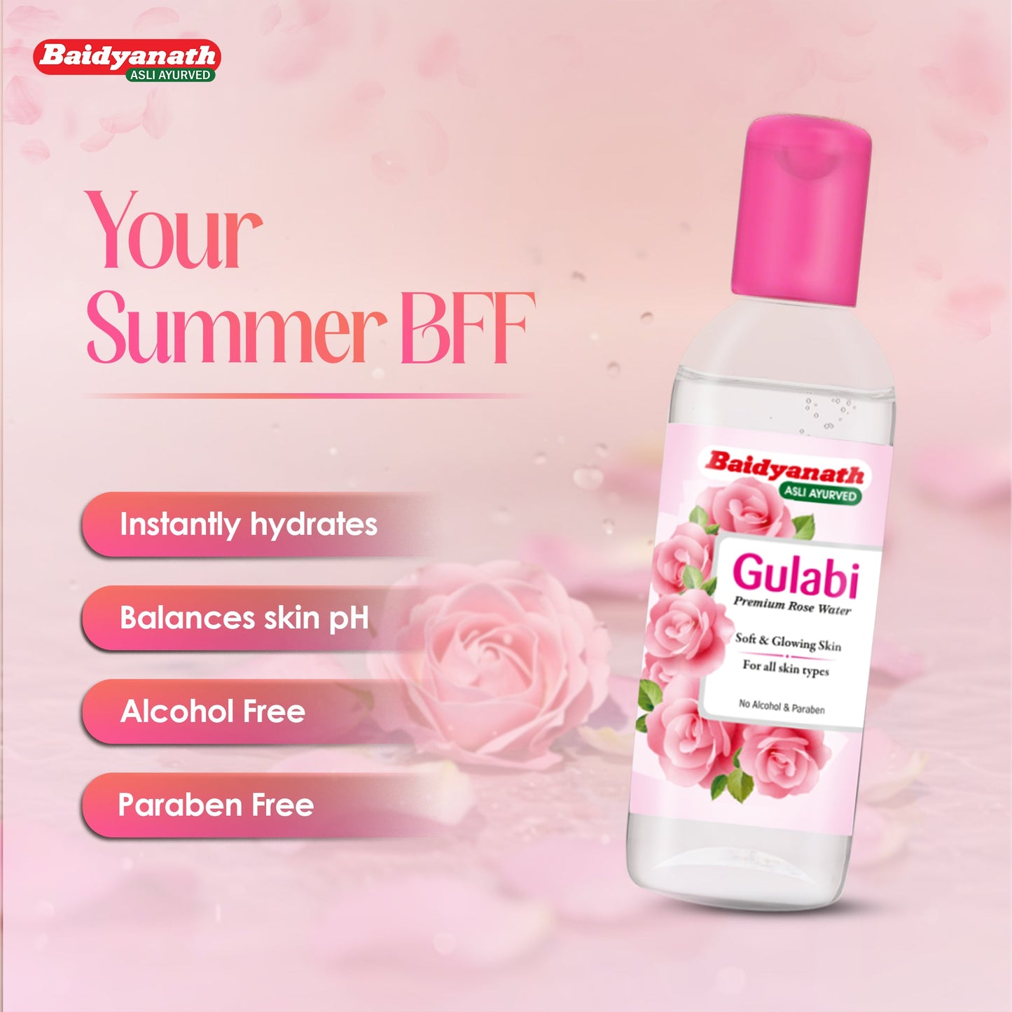Baidyanath Gulabi Rose Water
