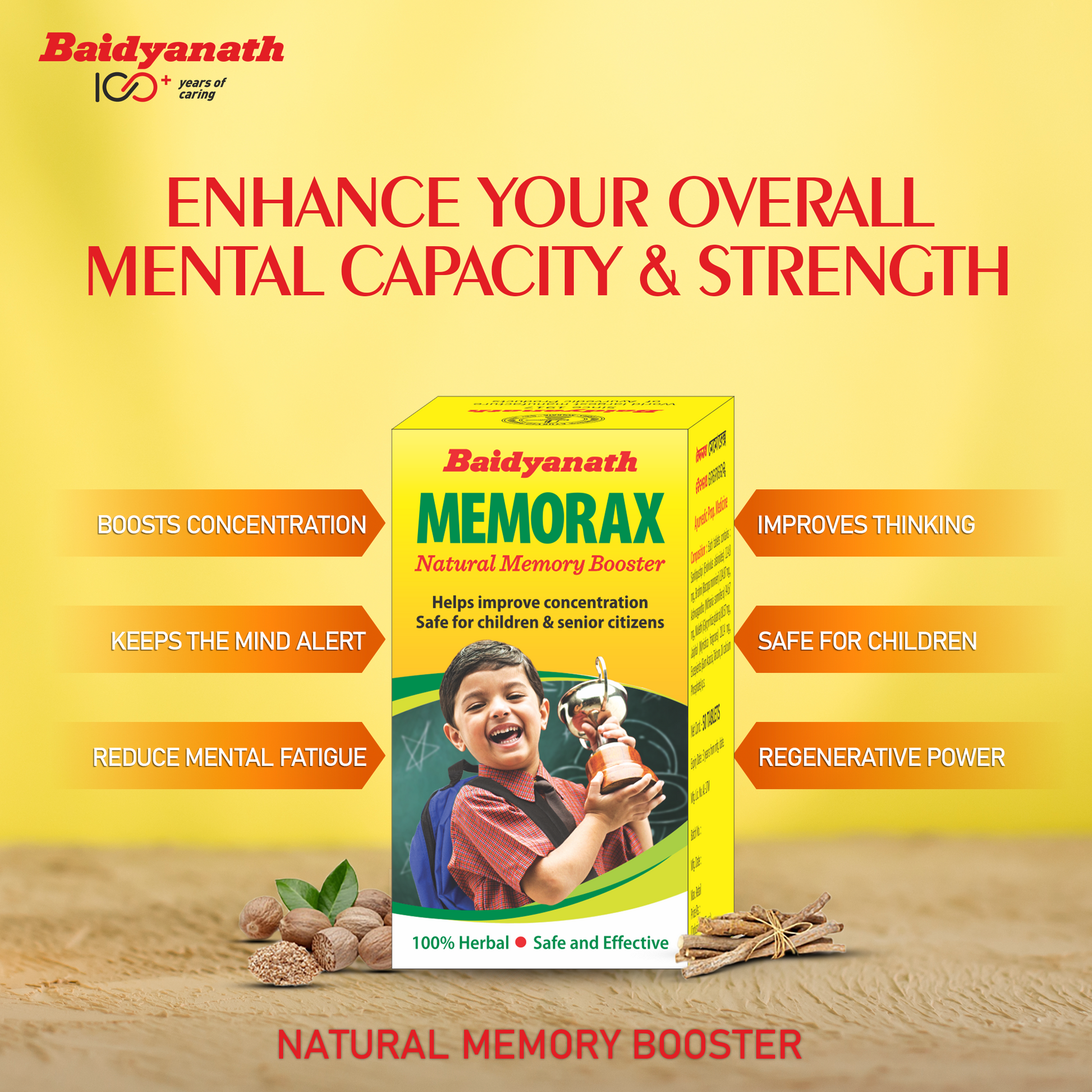Baidyanath Memorax 50 Tablets