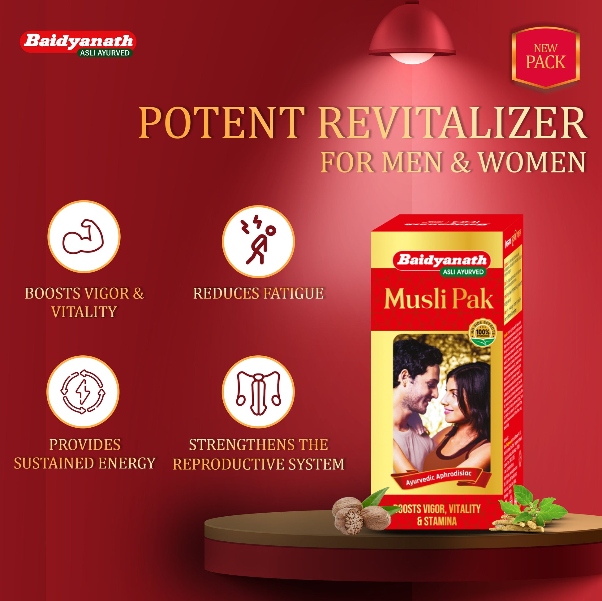 Musli Pak- A Potent Revitalizer By Baidyanath
