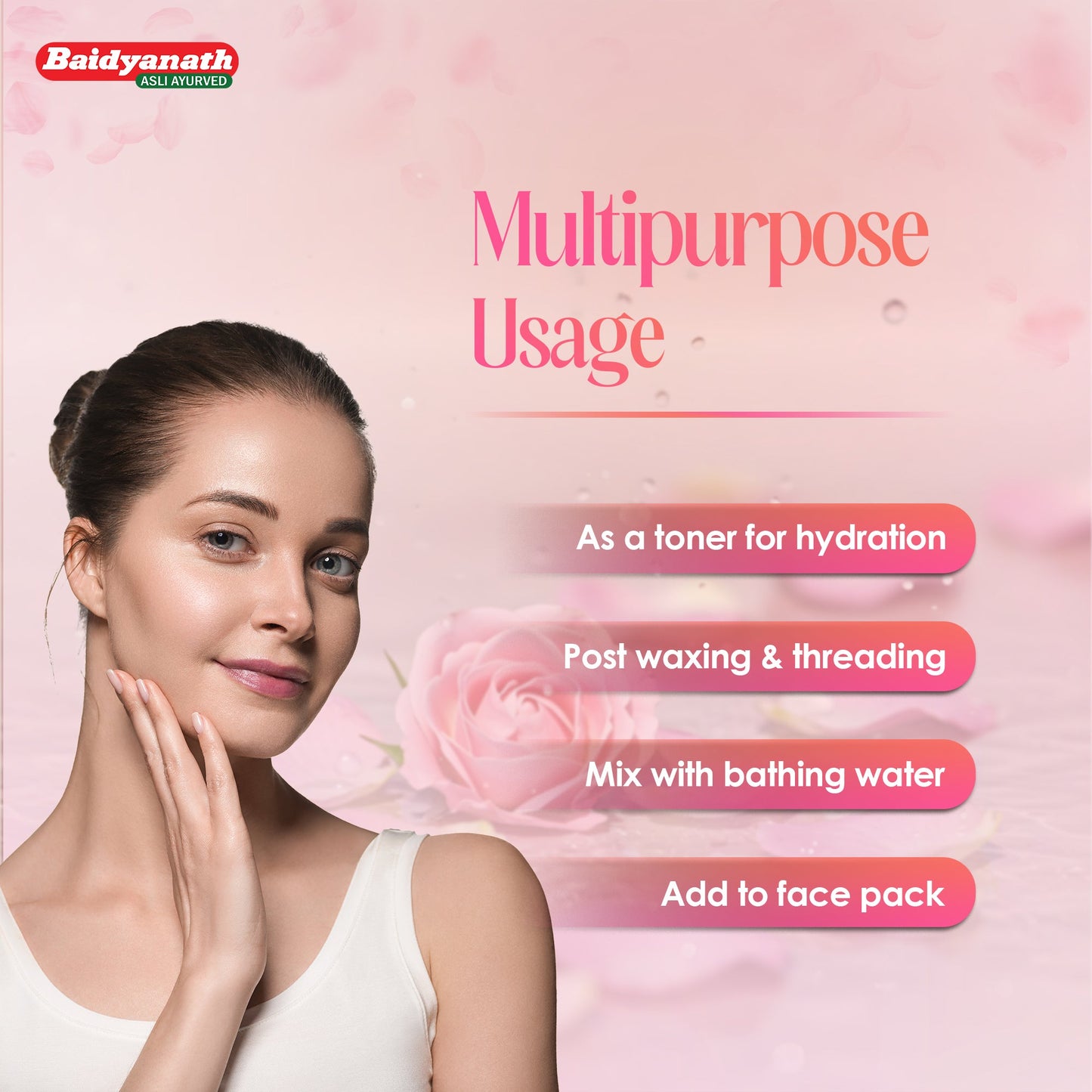 Baidyanath Gulabi Rose Water