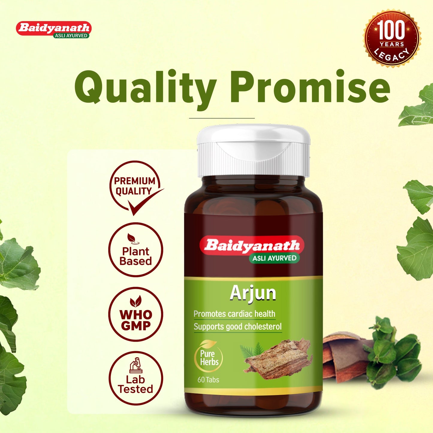 Baidyanath Arjun 60 Tablet For Healthy Heart Functions
