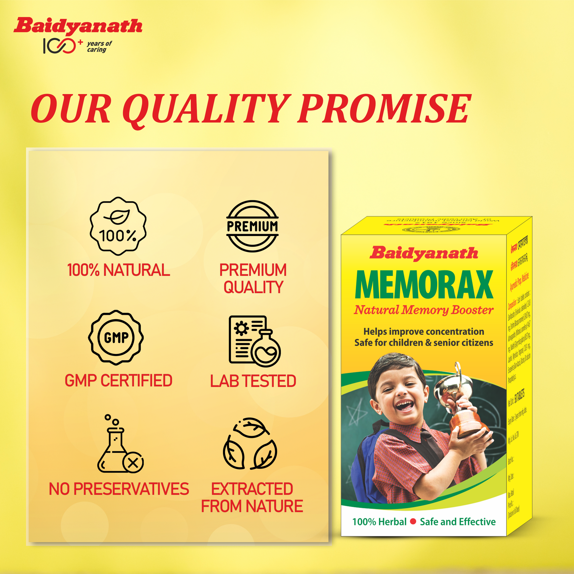 Baidyanath Memorax 50 Tablets