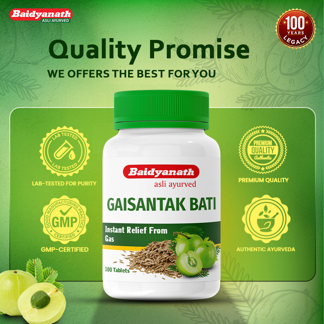 Baidyanath Gaisantak Bati 100 Tablets