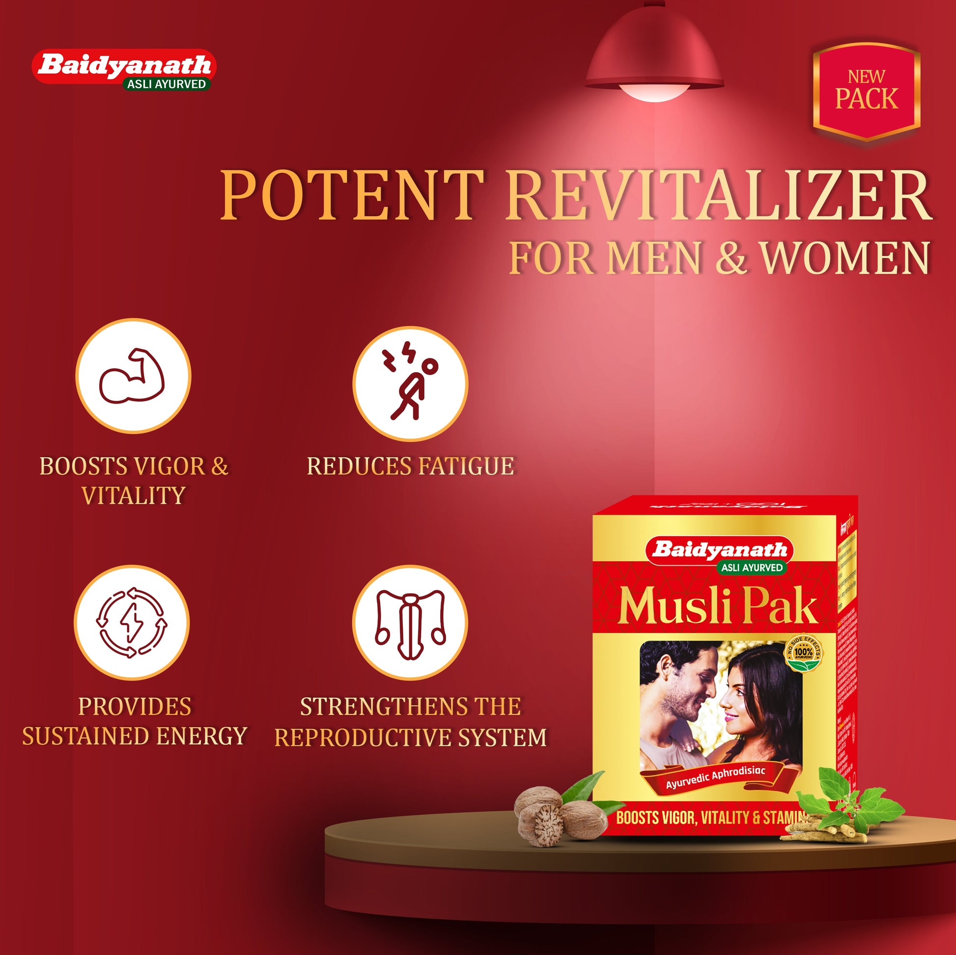Musli Pak- A Potent Revitalizer By Baidyanath