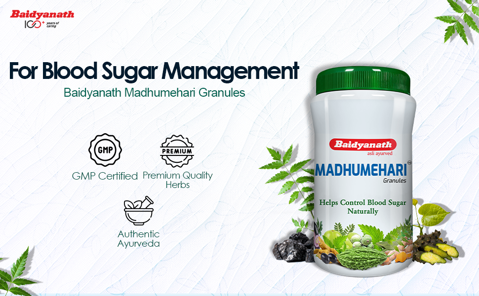 Madhumehari Granules - Helps Control Blood Sugar Levels Naturally