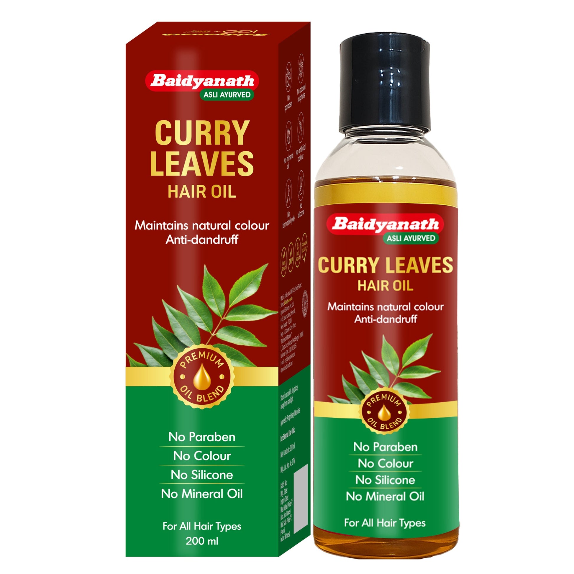 Baidyanath Curry Leaves Hair Oil 200ml