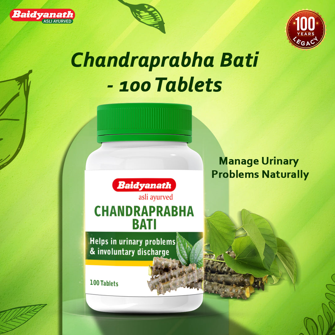 Baidyanath Chandraprabha Bati 100 Tablets