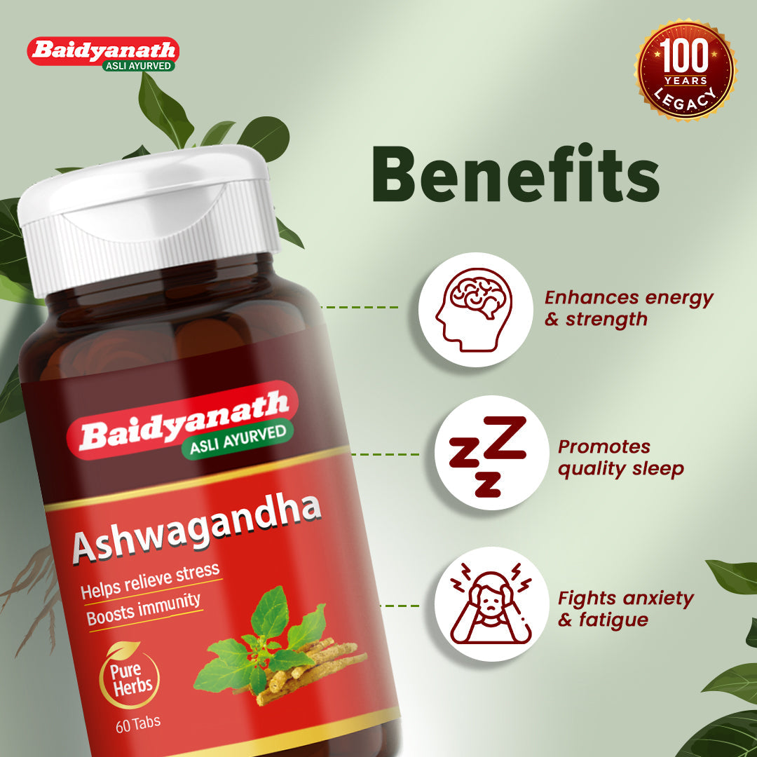 Baidyanath Ashwagandha 60 Tablet