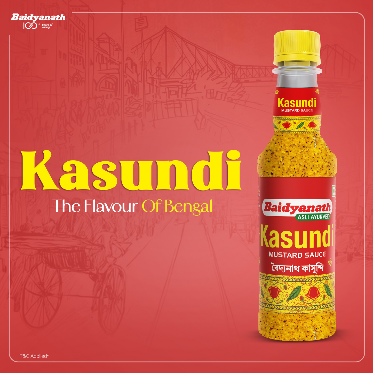 Baidyanath Kasundi Traditional Bengali Mustard Sauce - 200gm
