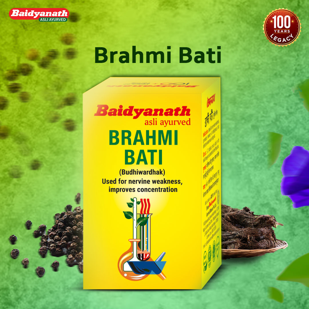 Baidyanath Brahmi Bati (Buddhivardhak) 30 Tablets