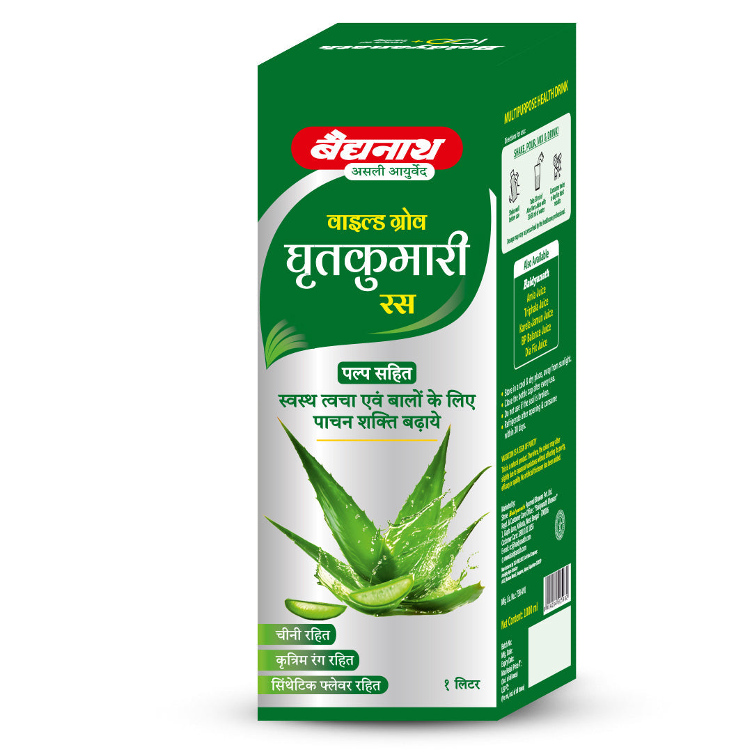 Baidyanath Aloevera Juice For Healthy and Glowing Skin & Hair