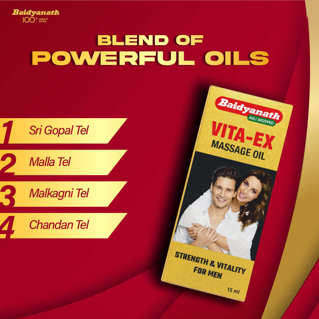 Baidyanath Vita EX Massage Oil 15ml