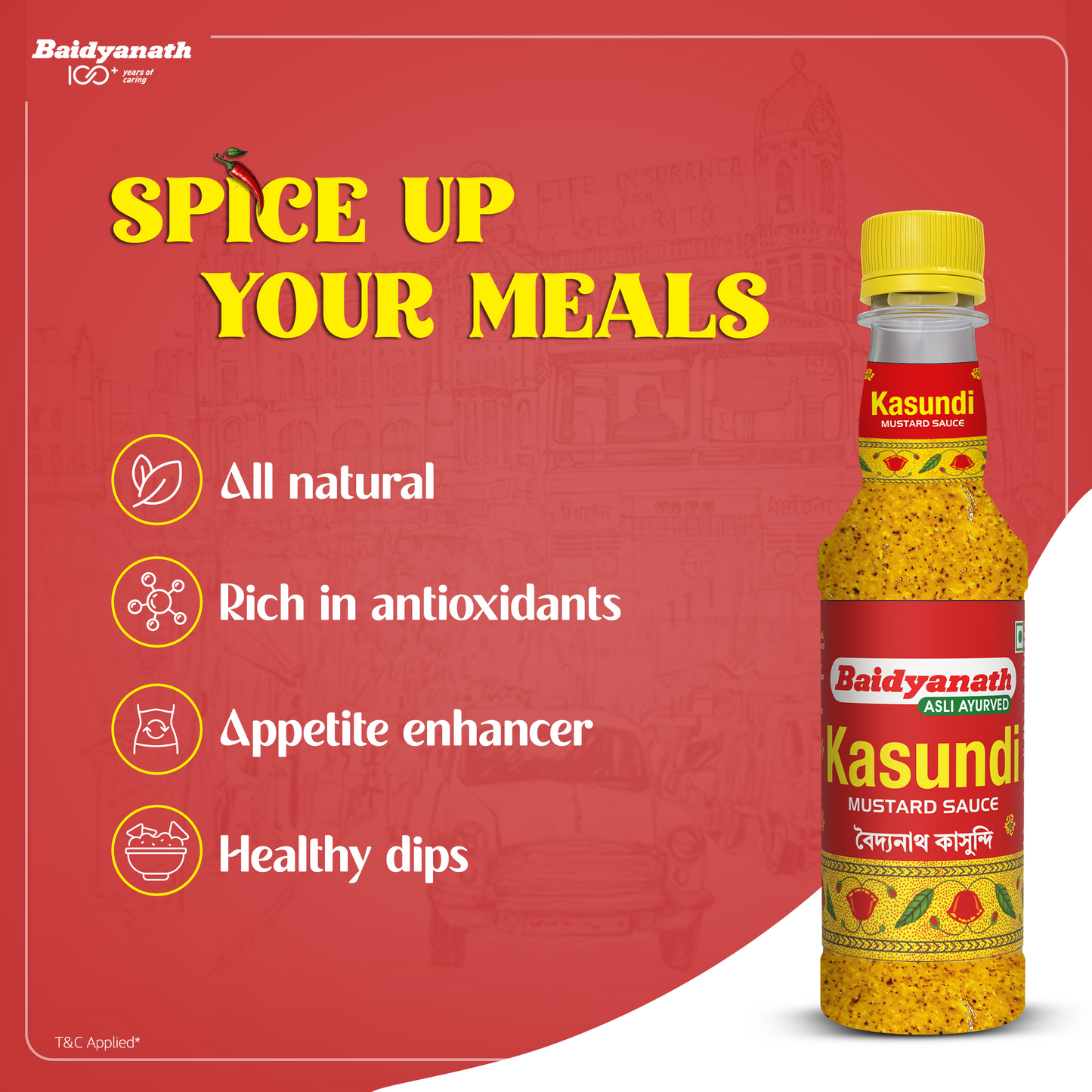Baidyanath Kasundi Traditional Bengali Mustard Sauce - 200gm