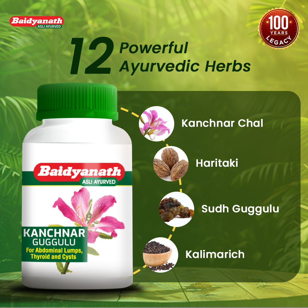 Baidyanath Kanchnar Guggulu 80 Tablets